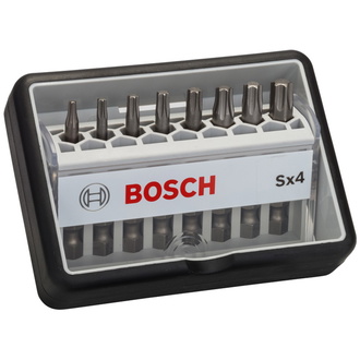 Bosch Schrauberbit-Set Robust Line Sx Extra-Hart, 8-tlg., 49 mm, Torx
