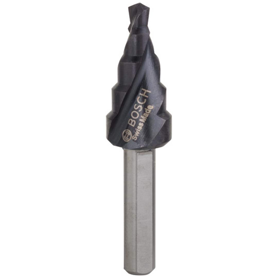 Bosch Stufenbohrer HSS-AlTiN, 4 - 12 mm, 6 mm, 50 mm, 5 Stufen