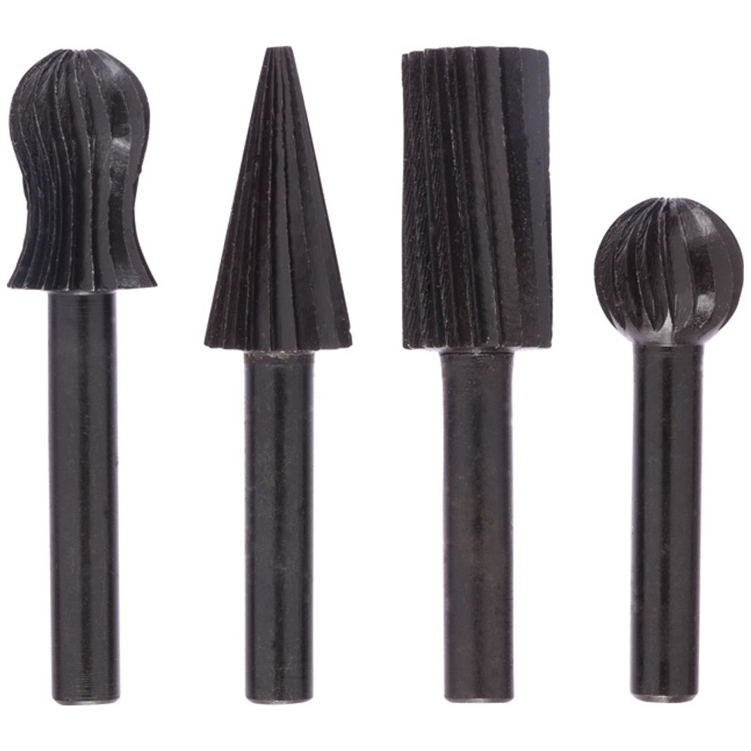 Bosch Freihandfräser-Set für Bohrmaschinen, 4-tlg., 6 mm, 13 mm p258356