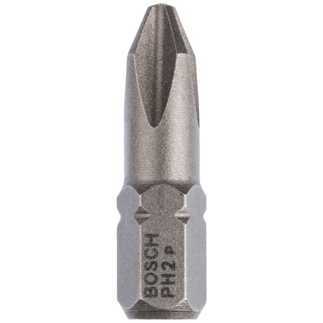 Bosch Schrauberbit Extra-Hart, PH 2, 25 mm, 10er-Pack, im Blister