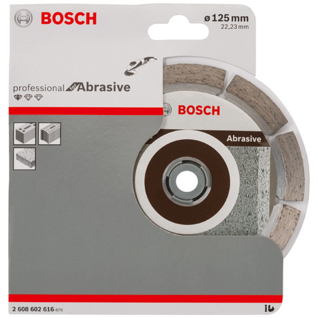 Bosch Diamanttrennscheibe Standard for Abrasive, 125 x 22,23 x 6 x 7 mm