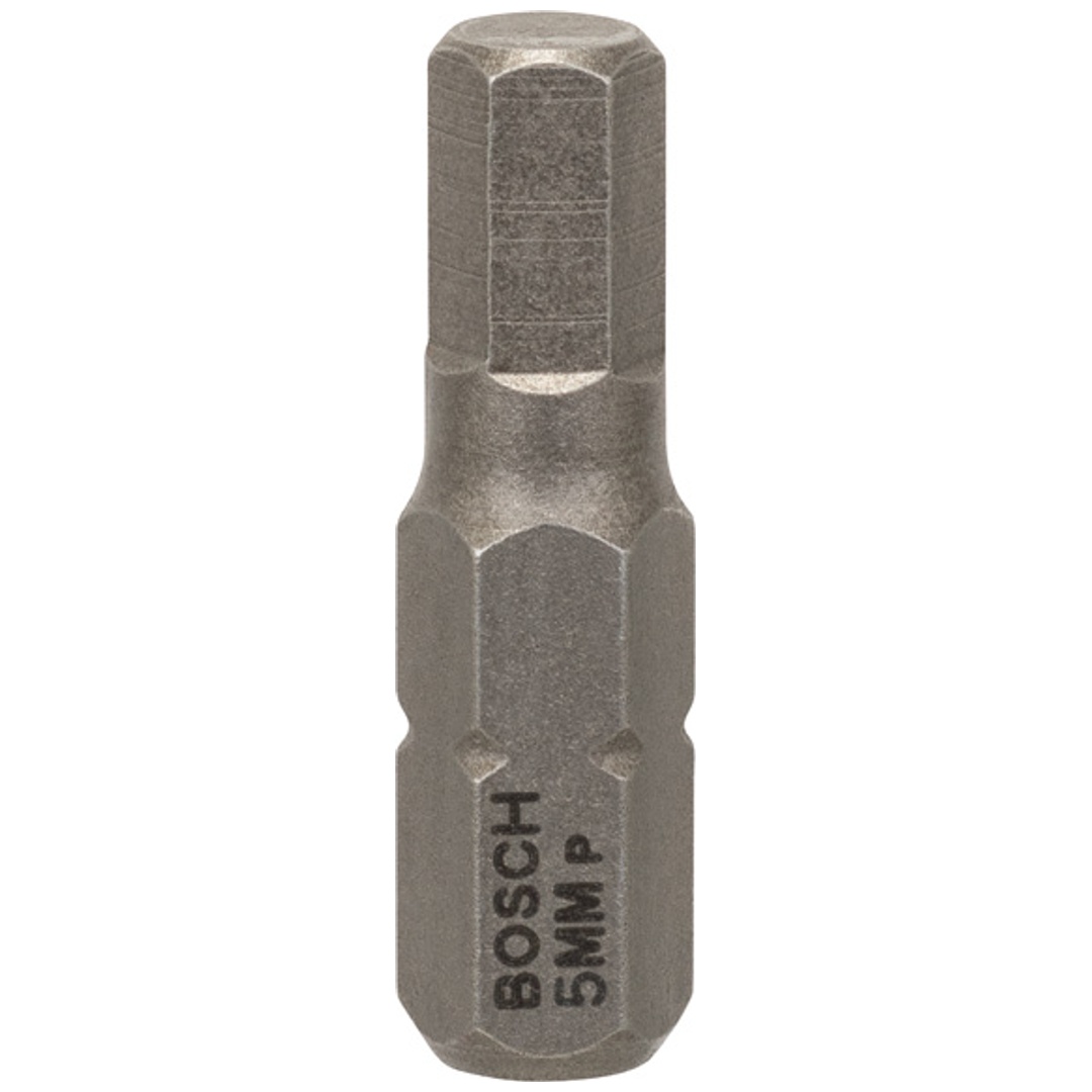 Bosch Schrauberbit Extra-Hart, HEX 5, 25 mm, 3er-Pack