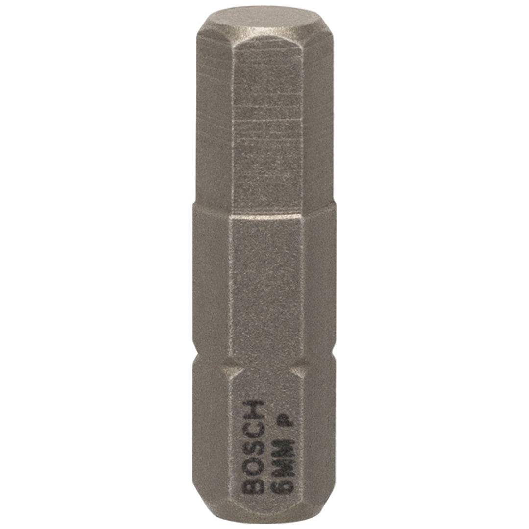 Bosch Schrauberbit Extra-Hart, HEX 6, 25 mm, 3er-Pack