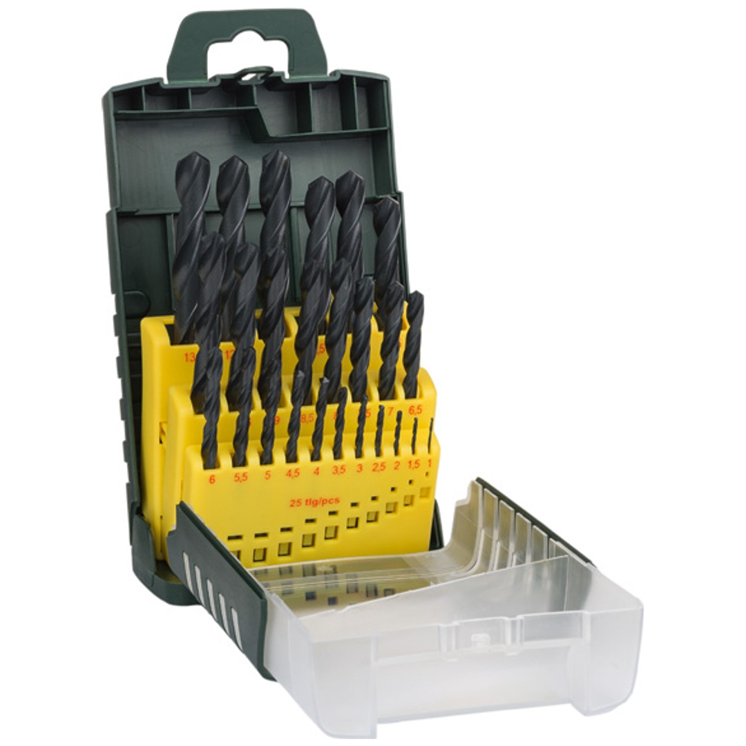 Bosch 25-teiliges HSS-R-Metallbohrer-Set