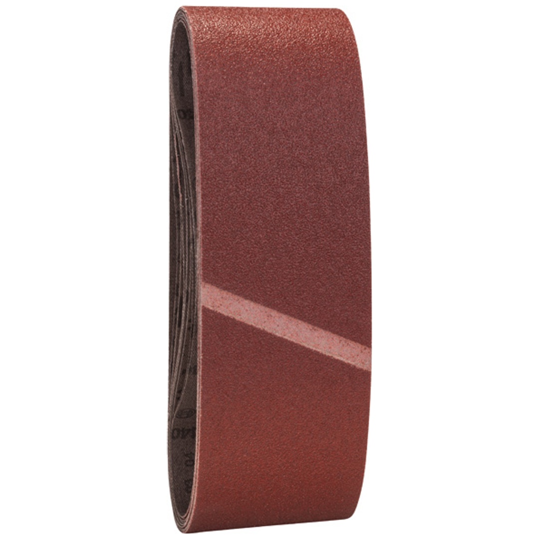 Bosch Schleifband-Set für Bandschleifer, 9-teilig, 75 x 457 mm, Körnung 60, 80, 100