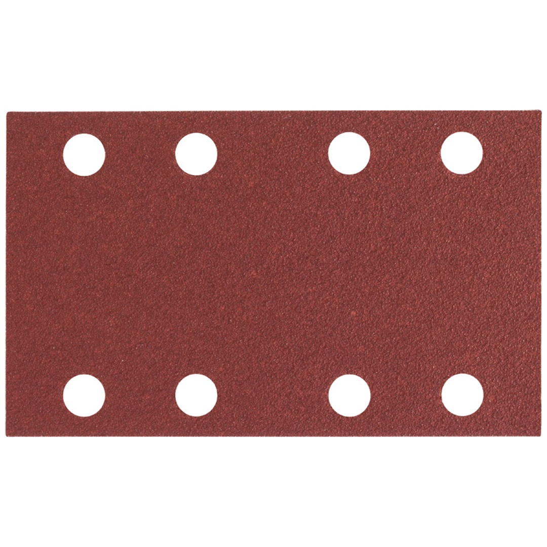 Bosch Schleifblatt C430, 80 x 133 mm, 120, 8 Löcher, Klett, 10er-Pack
