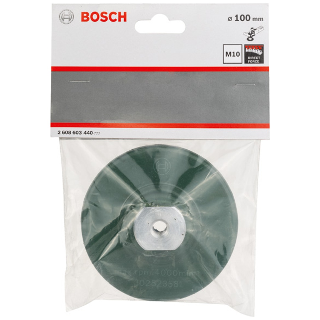 Bosch Diamantpolierscheiben-Halter M 10, 100 mm, 6 mm