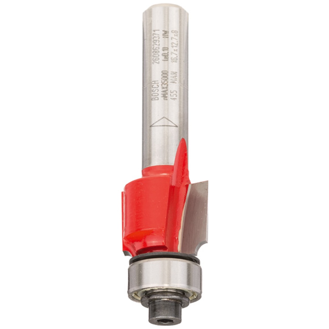 Bosch Abrundfräser Expert for Wood, 8 mm, D 16,7 mm, R1 2 mm, L 12,7 mm, G 55 mm