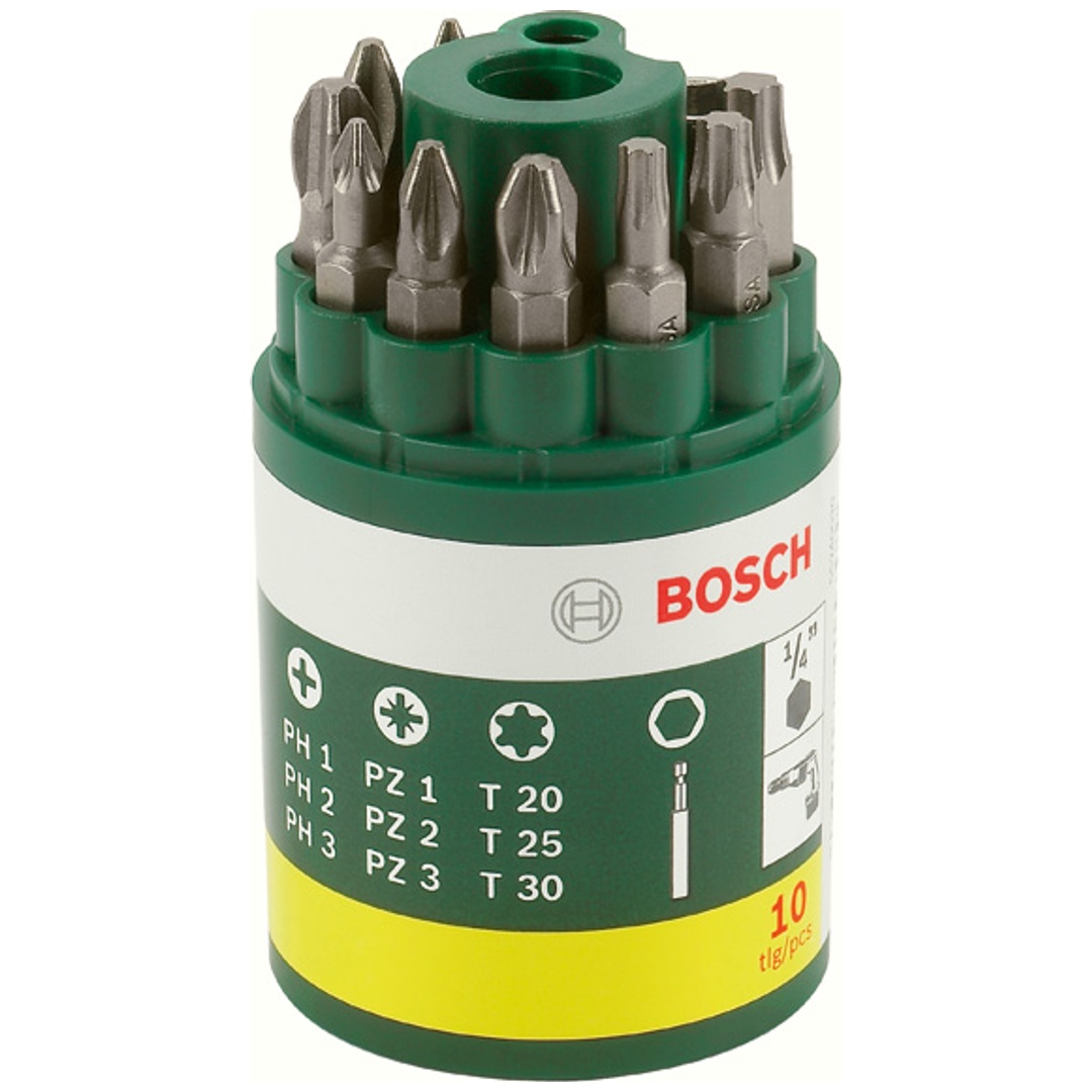 Bosch Schrauberbit-Set, 10-tlg., inklusive TX