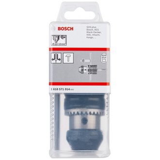 Bosch Zahnkranzbohrfutter bis 13 mm, 2,5 - 13 mm, SDS-plus, mit Spannkraft-Sicherung