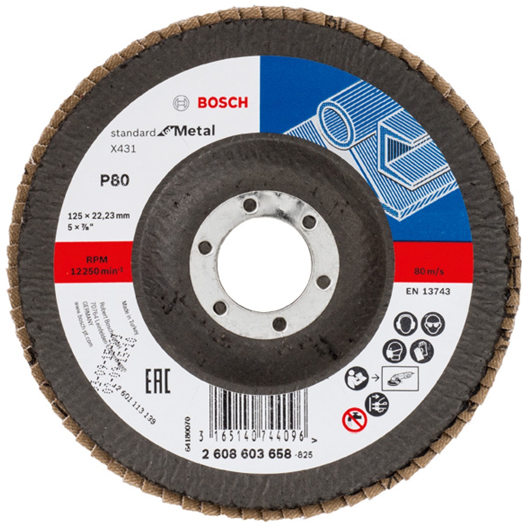 Bosch LAMELSLIBESKIVE 125 SFM K80 SKRÅ