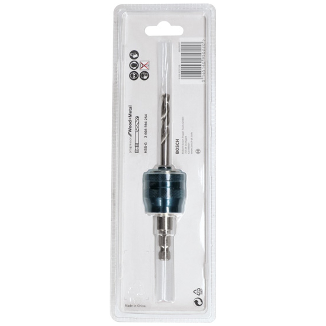 Bosch Power Change Adapter mit HSS Bohrer Bosch