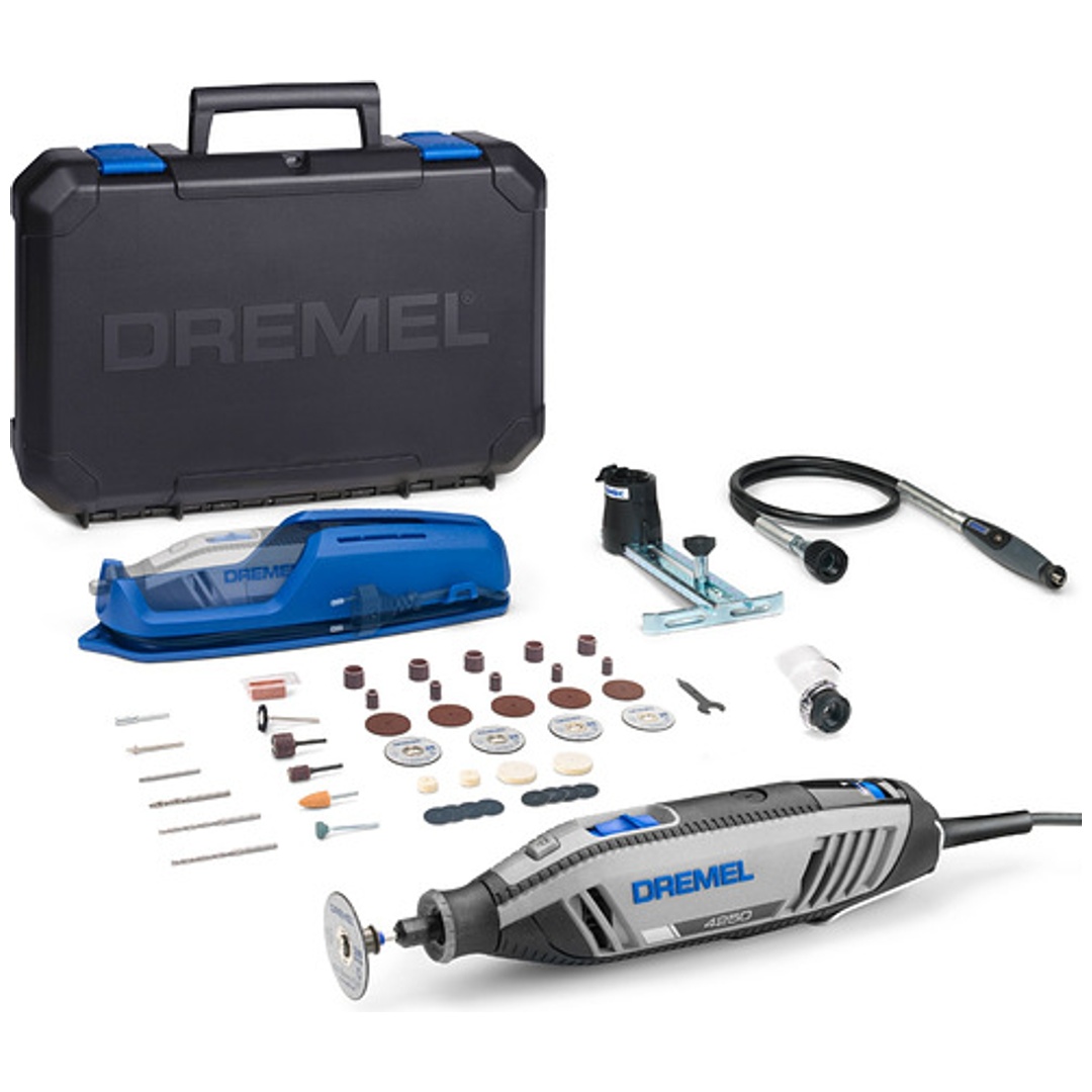 Dremel Multifunktionswerkzeug, 45 Zubehöre, 3 Vorsatzgeräte