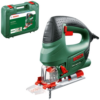 Bosch Stichsäge PST 800 PEL, incl. 1x Sägeblatt, Zubehör, Kunststoffkoffer