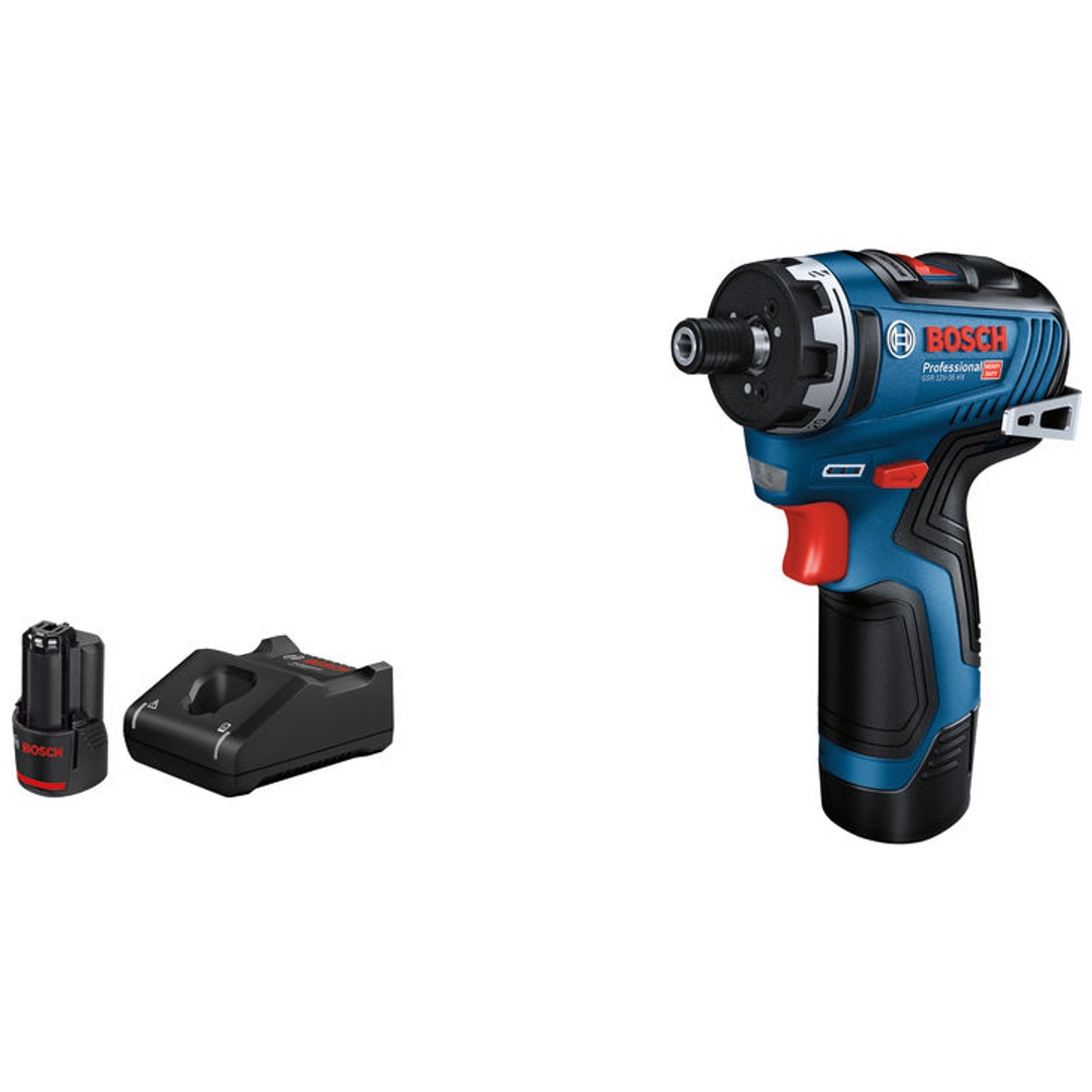 Bosch Akku-Schrauber GSR 12V-35 HX, 2 x Akku GBA, Ladegerät, Zubehör, im Karton