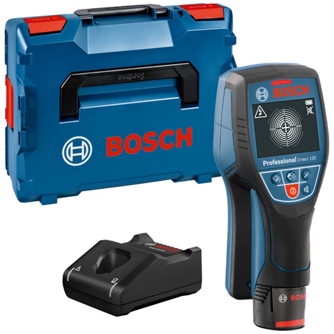 Bosch Ortungsgerät Wallscanner D-tect 120, mit 1 x 1.5 Ah Li-Ion Akku, L-BOXX