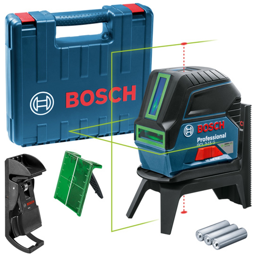 Bosch Linienlaser GCL 2-15 G, Zubehör, Handwerkerkoffer