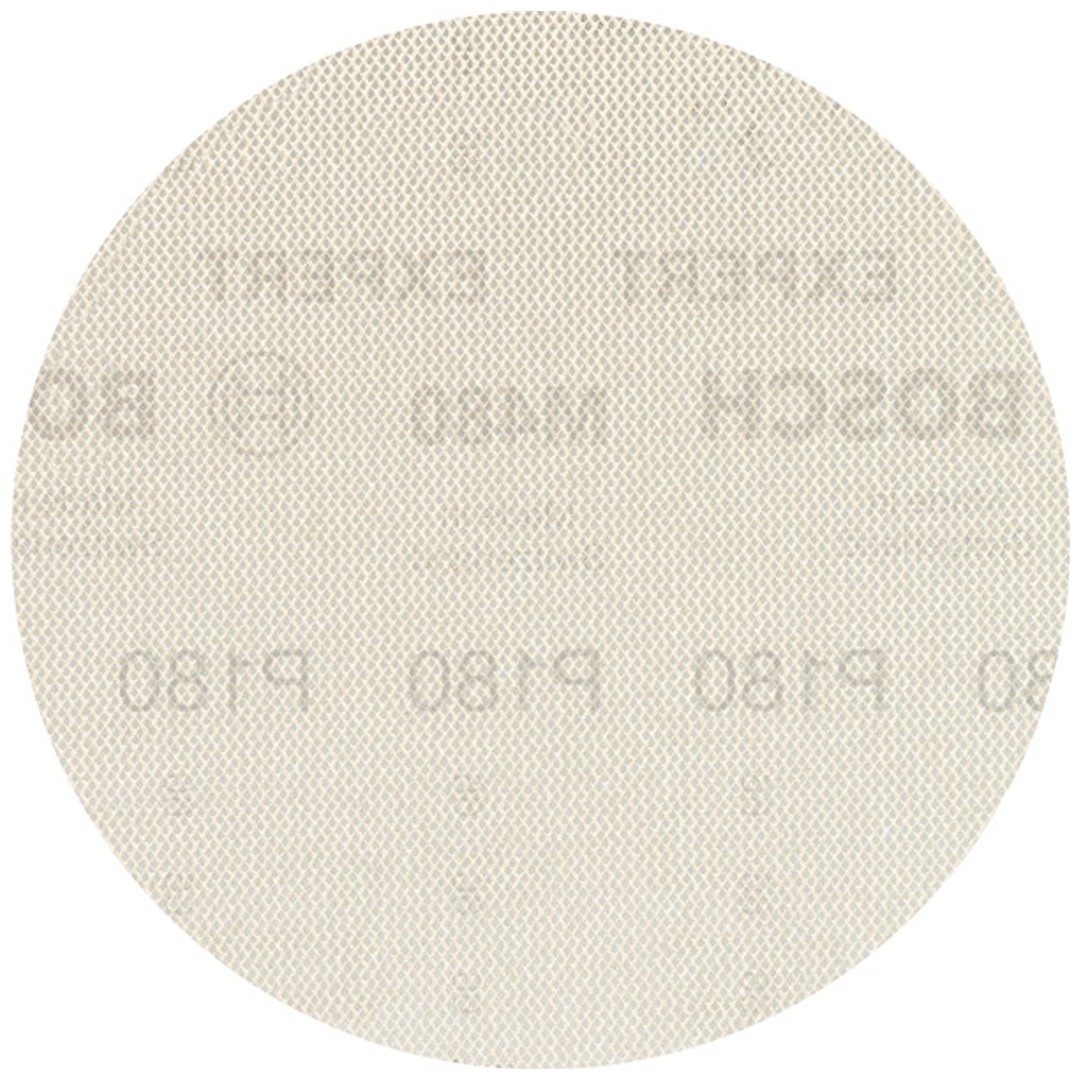 Bosch EXPERT M480 Schleifnetz für Exzenterschleifer, 125 mm, K 180, 5 Stück