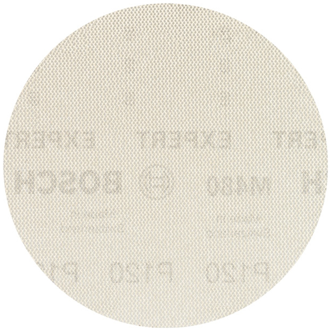 Bosch EXPERT M480 Schleifnetz für Exzenterschleifer, 125 mm, K 120, 50 Stück