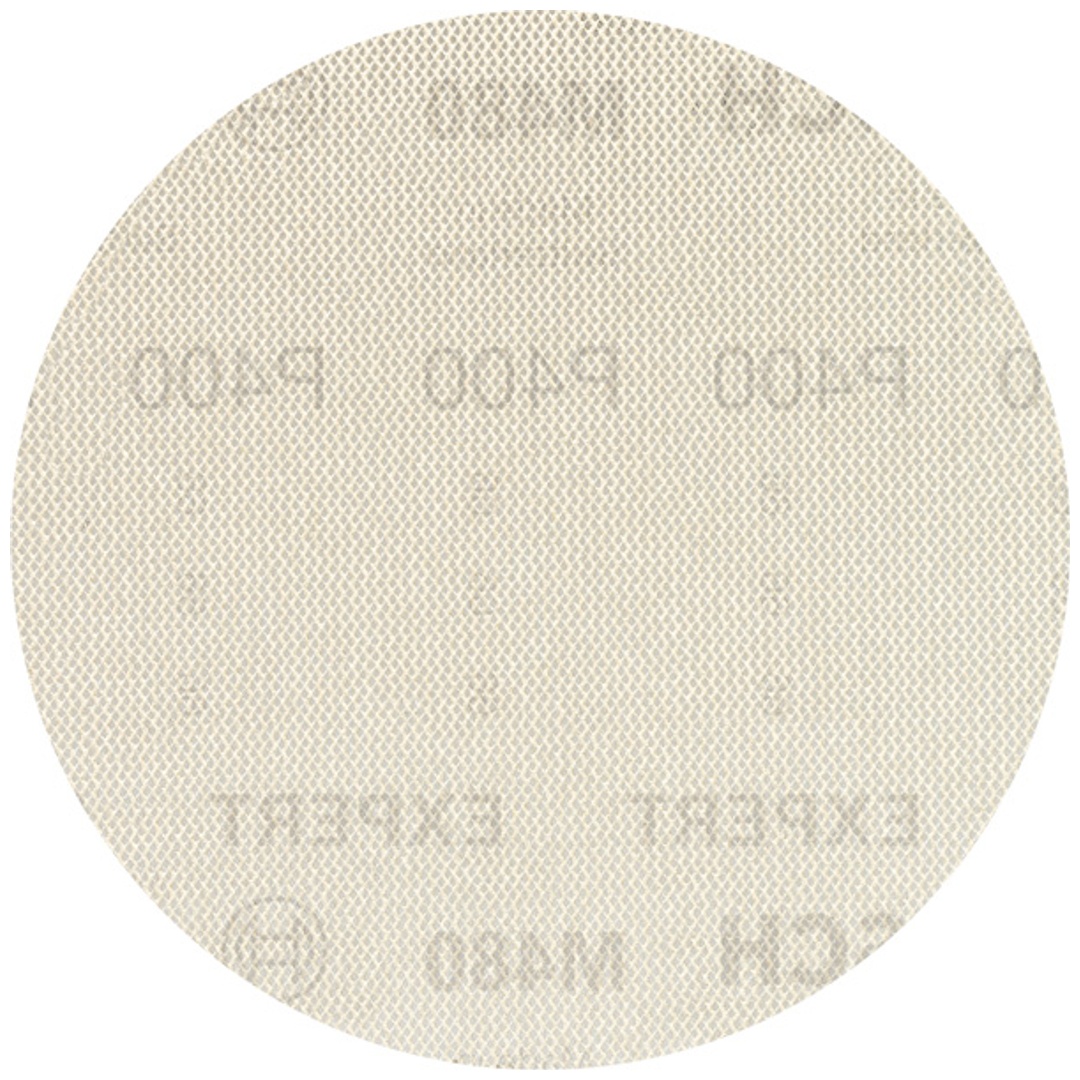 Bosch EXPERT M480 Schleifnetz für Exzenterschleifer, 125 mm, K 400, 50 Stück