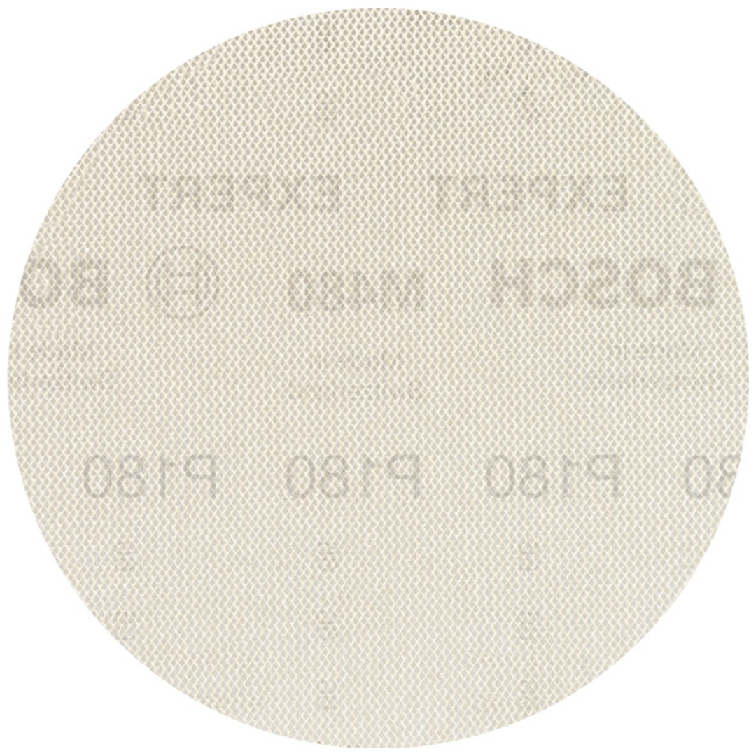 Bosch EXPERT M480 Schleifnetz für Exzenterschleifer, 150 mm, K 180, 5 Stück