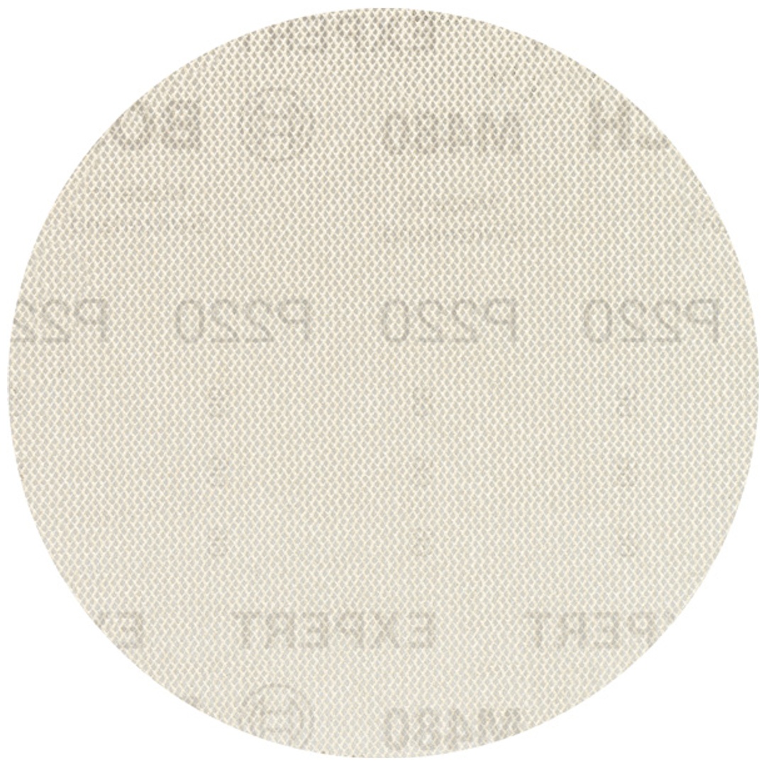 Bosch EXPERT M480 Schleifnetz für Exzenterschleifer, 150 mm, K 220, 5 Stück