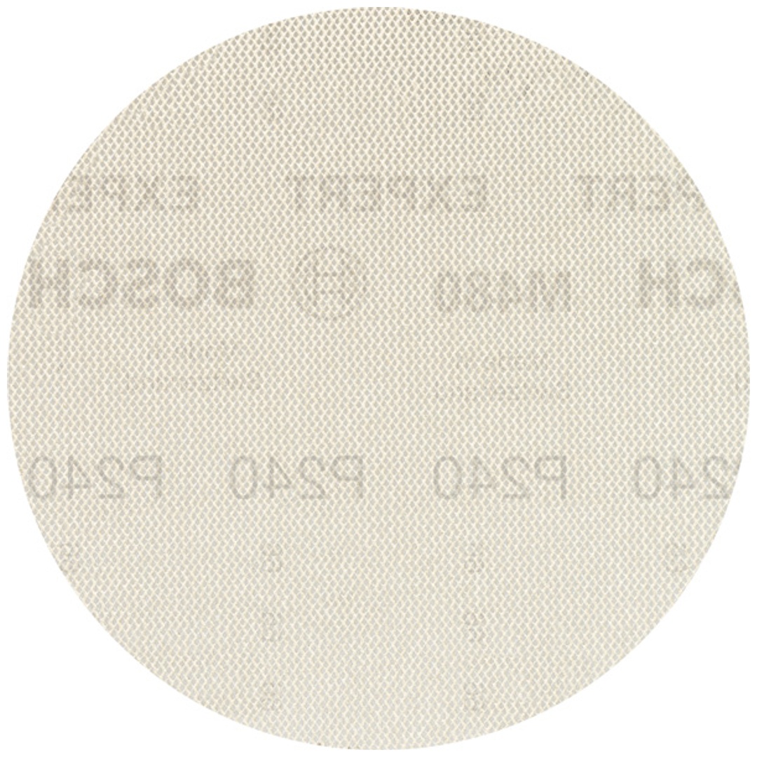 Bosch EXPERT M480 Schleifnetz für Exzenterschleifer, 150 mm, K 240, 50 Stück