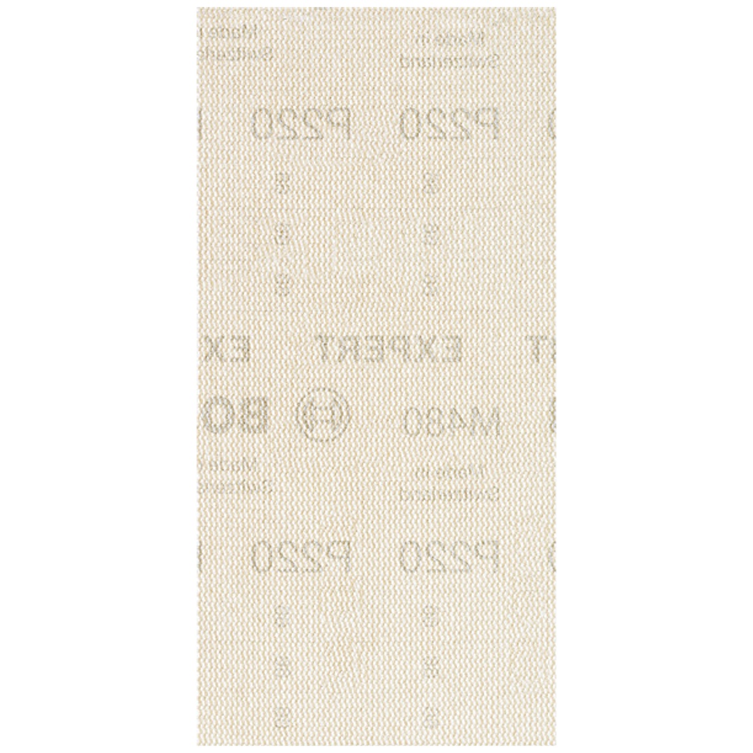 Bosch EXPERT M480 Schleifnetz für Schwingschleifer, 93 x 186 mm, K 220, 10er-Pack