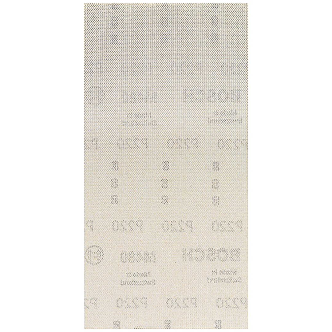 Bosch EXPERT M480 Schleifnetz für Schwingschleifer, 115 x 230 mm, K 220, 10er-Pack