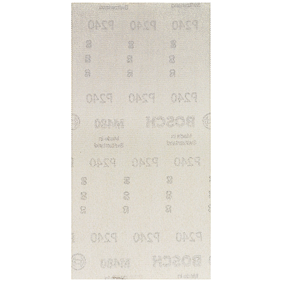 Bosch EXPERT M480 Schleifnetz für Schwingschleifer, 115 x 230 mm, K 240, 10er-Pack