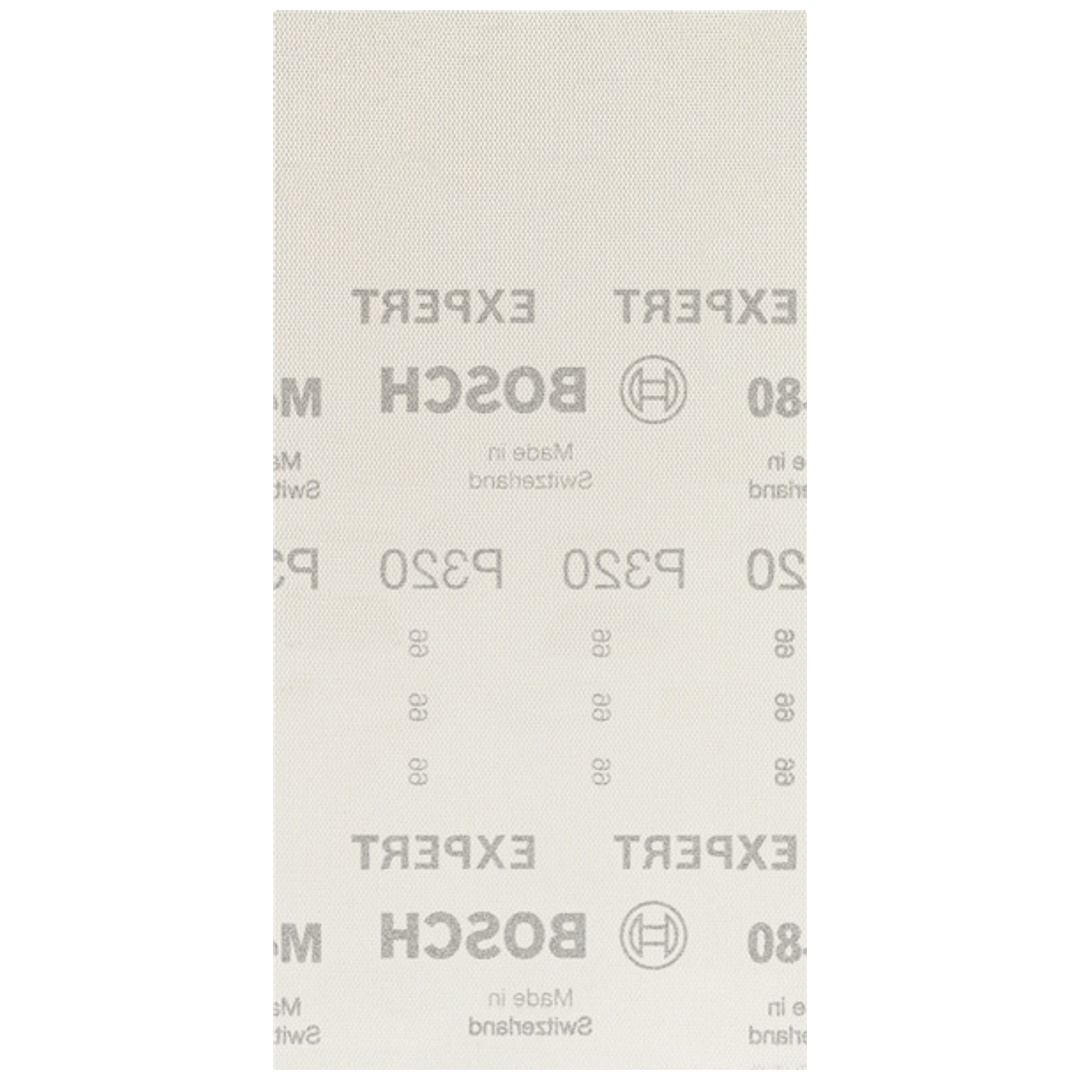 Bosch EXPERT M480 Schleifnetz für Schwingschleifer, 115 x 230 mm, K 320, 10er-Pack