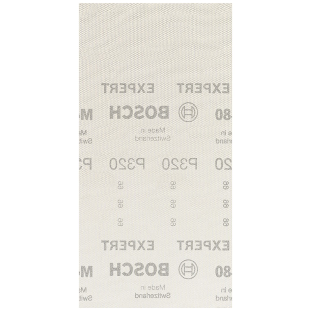 Bosch EXPERT M480 Schleifnetz für Schwingschleifer, 115 x 230 mm, K 320, 50-tlg.