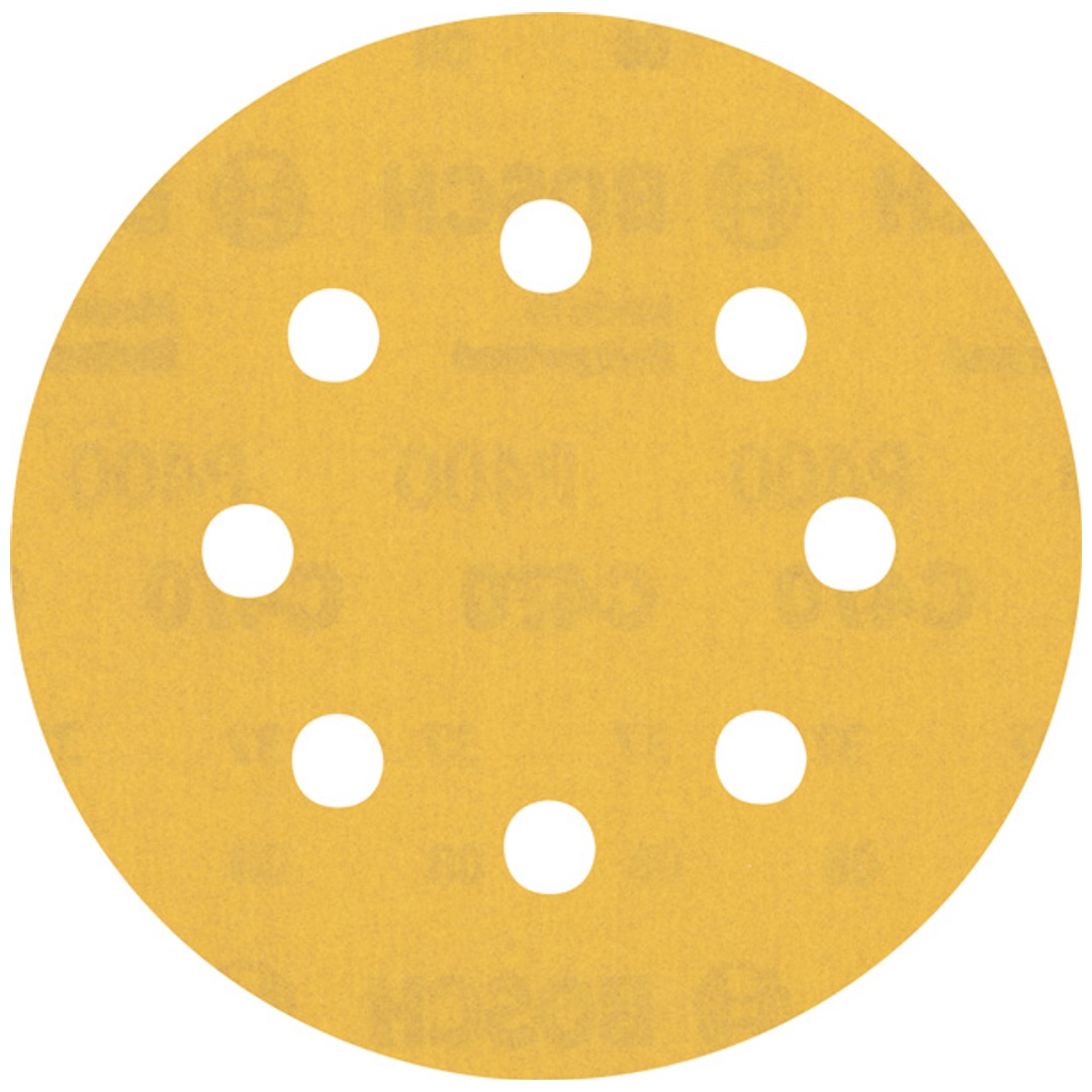 Bosch EXPERT C470 Schleifpapier mit 8 Löchern für Exzenterschl., 115 mm, K 400, 5-tlg.
