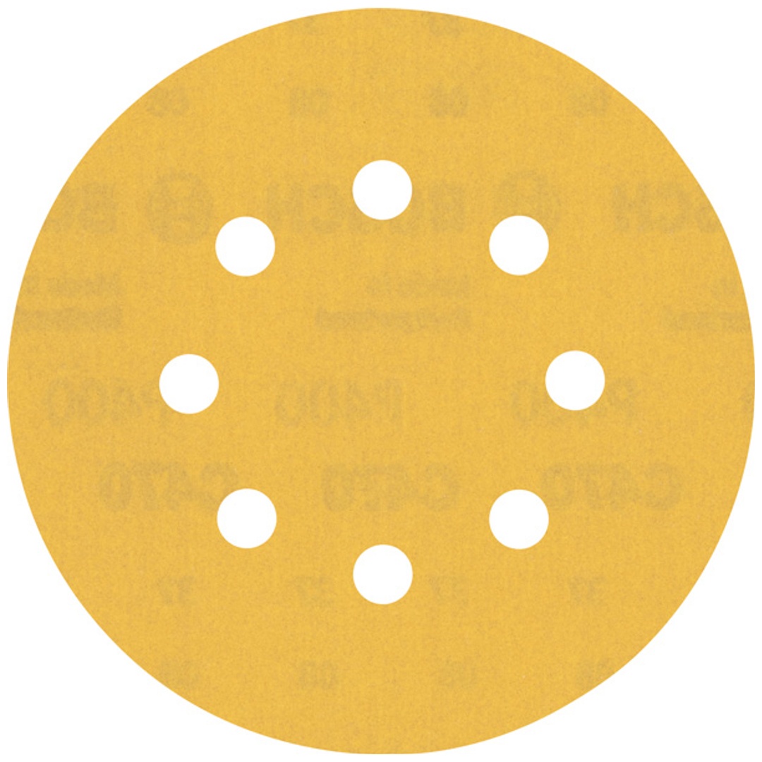 Bosch EXPERT C470 Schleifpapier mit 8 Löchern für Exzenterschl., 125 mm, K 400, 5-tlg.