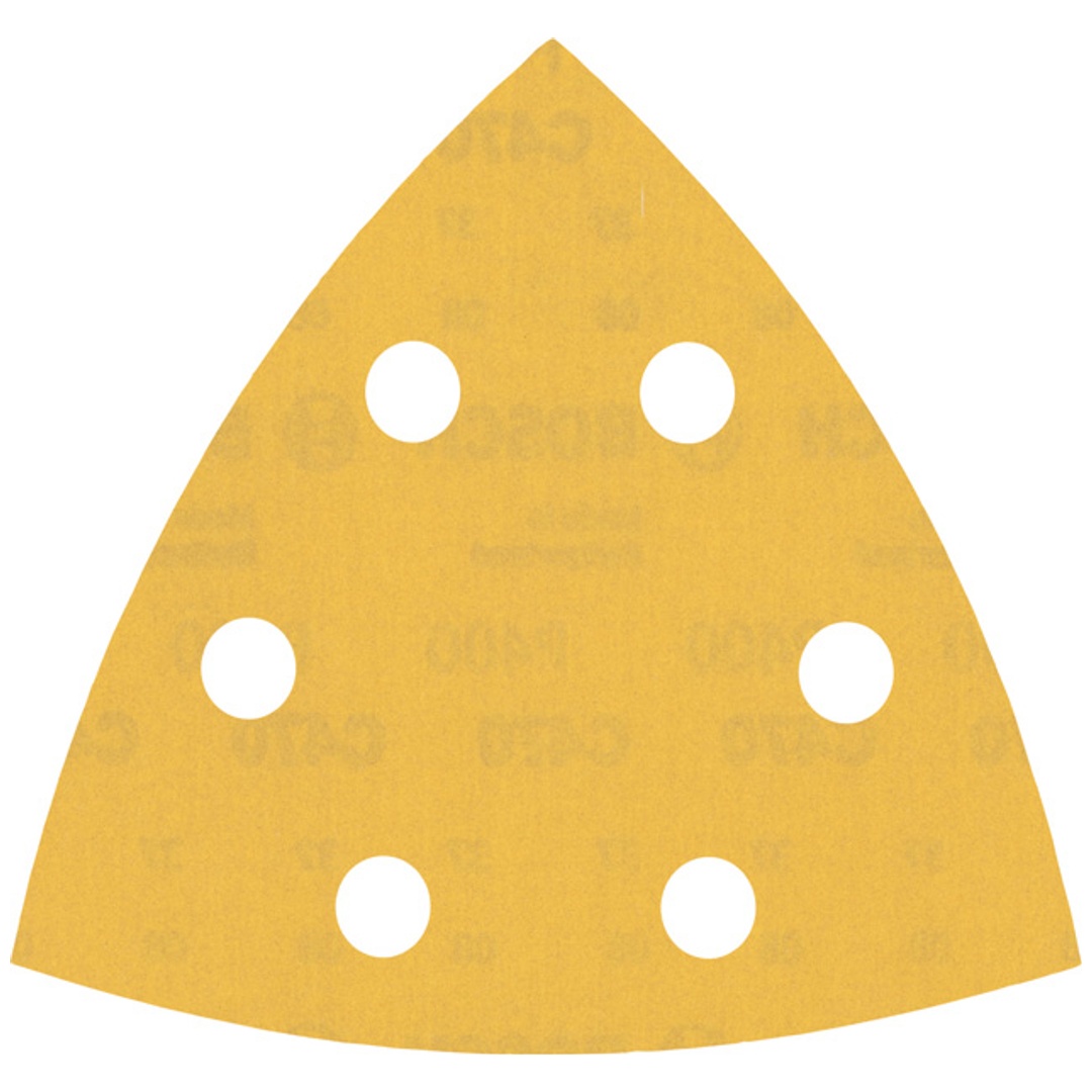 Bosch EXPERT C470 Schleifpapier für Deltaschleifer, 93 mm, K 400, 50 Stück