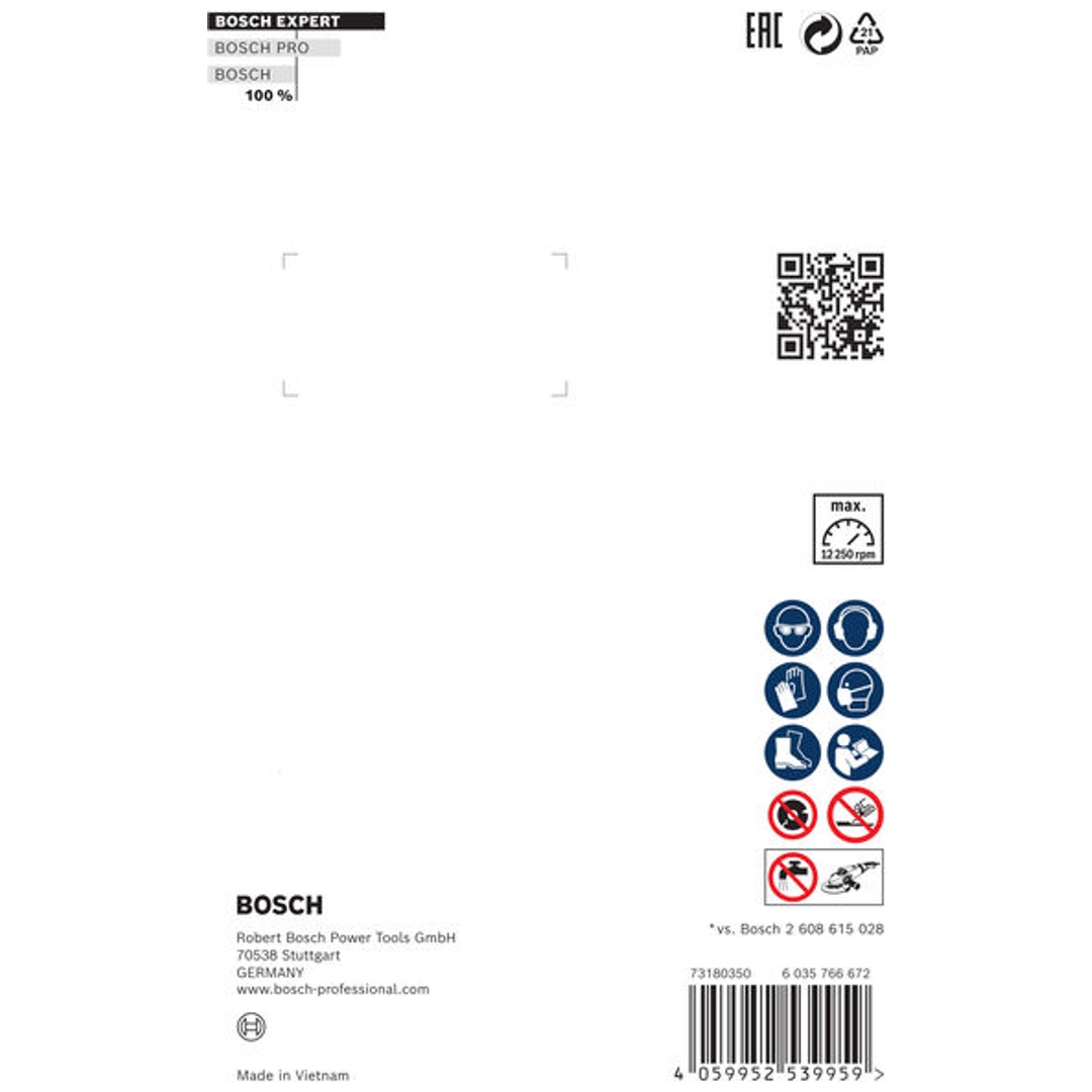 Bosch EXPERT MultiMaterial Diamanttrennscheiben, 125 x 22,23 x 2,2 x 12 mm