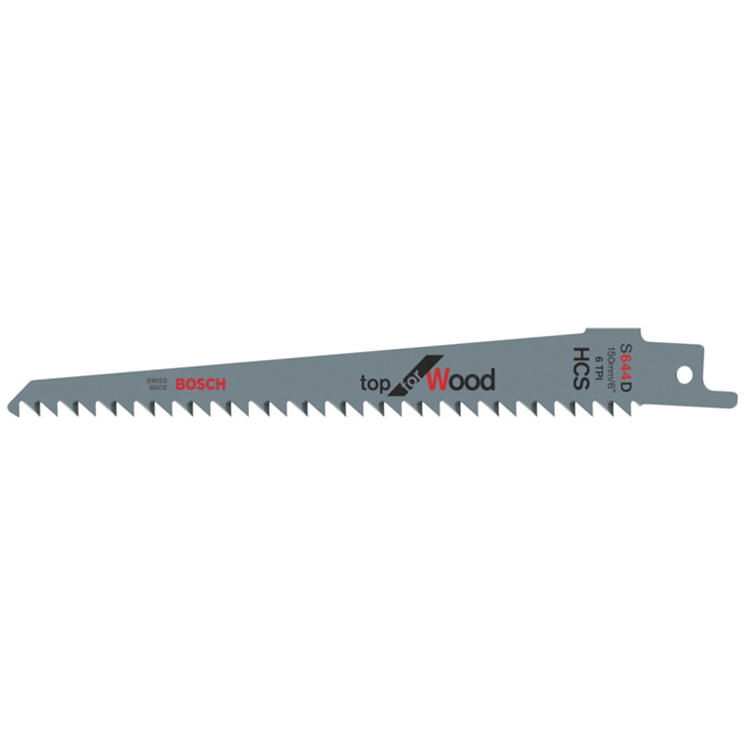 Bosch Säbelsägeblatt S 644 D, Top for Wood, 25er-Pack