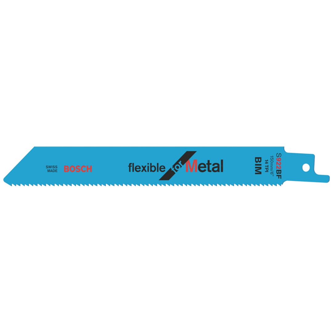 Bosch Säbelsägeblatt S 922 BF, Flexible for Metal, 2er-Pack