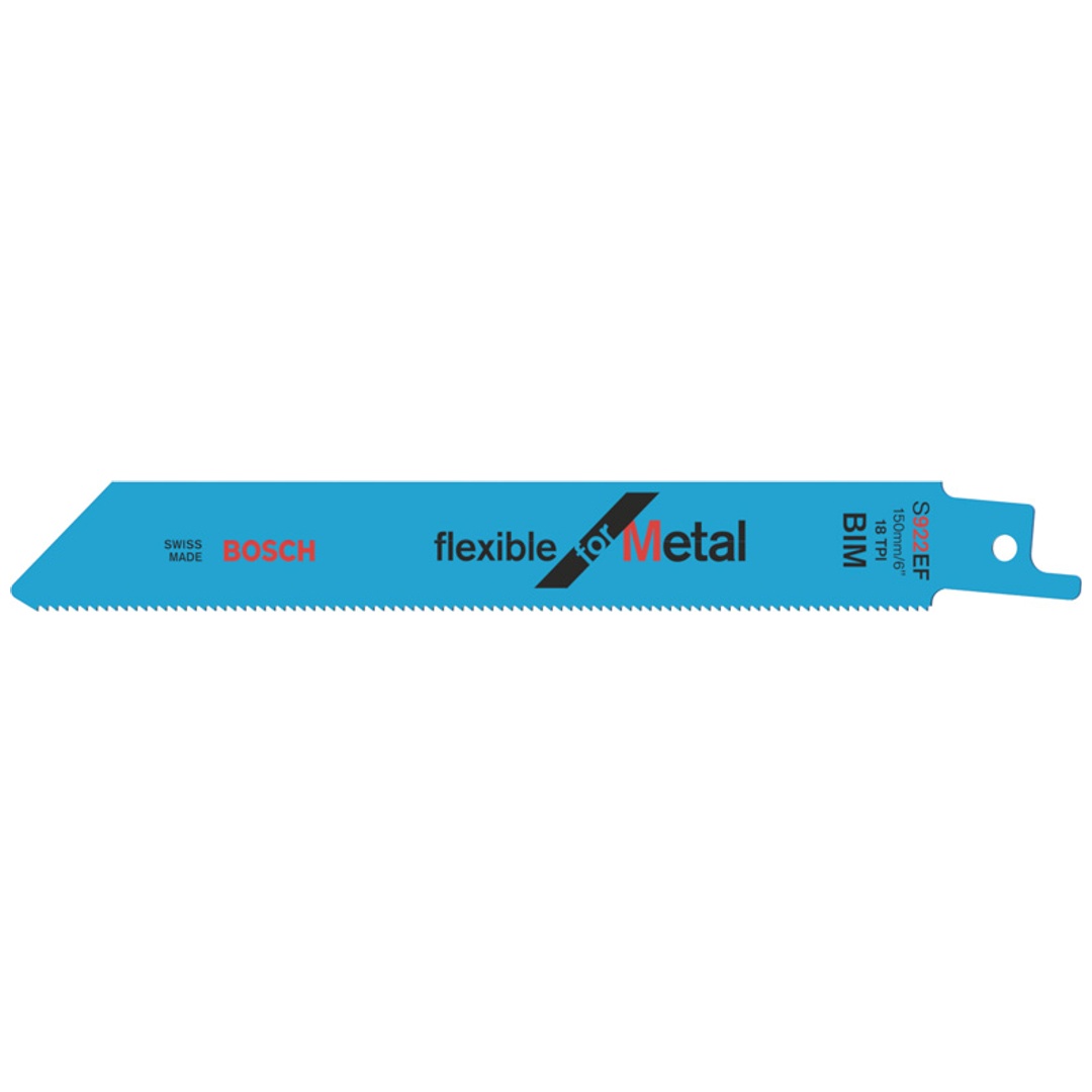 Bosch Säbelsägeblatt S 922 EF, Flexible for Metal, 5er-Pack