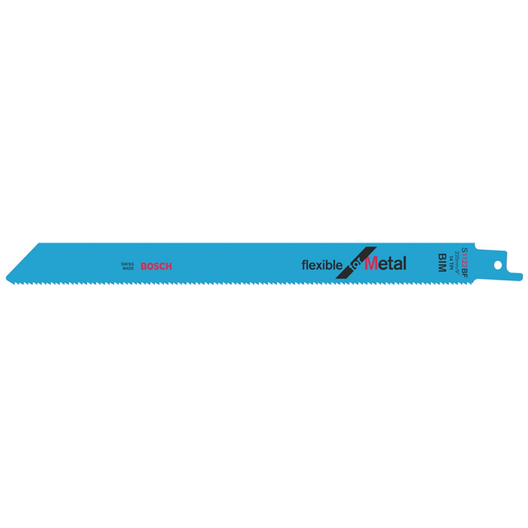 Bosch Säbelsägeblatt S 1122 BF Flexible for Metal, 100er-Pack