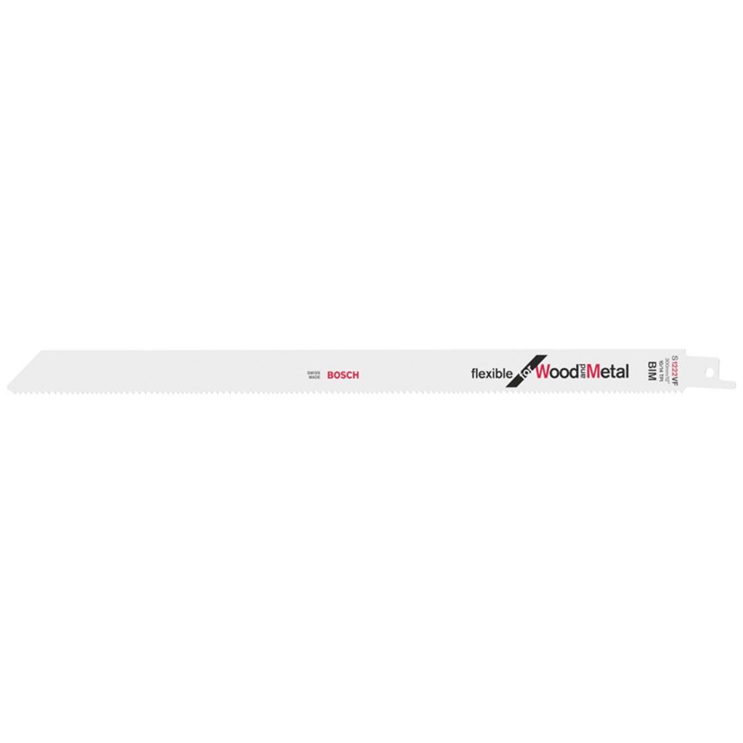 Bosch Säbelsägeblatt S 1222 VF, Flexible for Wood and Metal, 2er-Pack