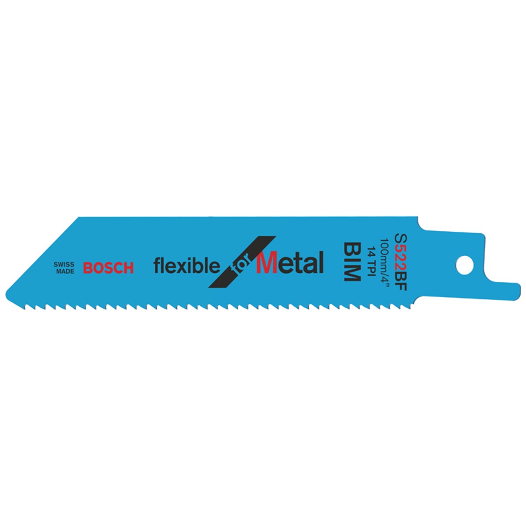 Bosch Säbelsägeblatt S 522 BF, Flexible for Metal, 2er-Pack