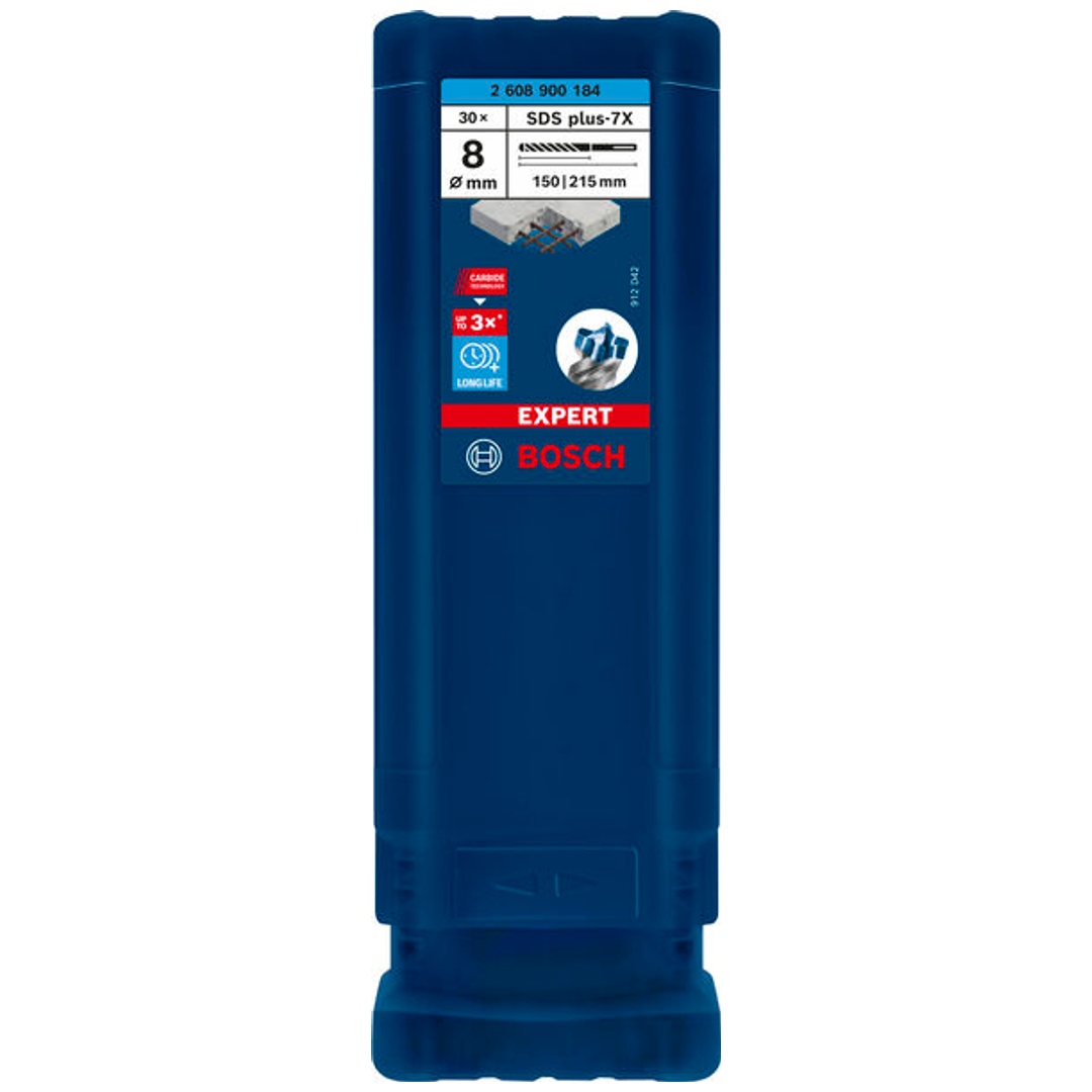Bosch EXPERT SDS plus-7X Hammerbohrer, 8 x 150 x 215 mm, 30-tlg