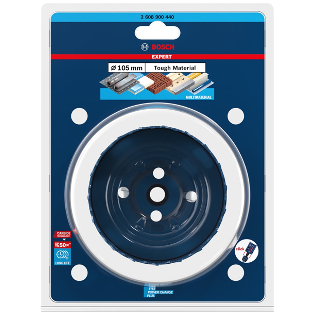 Bosch EXPERT Tough Material Lochsäge, 105 x 60 mm