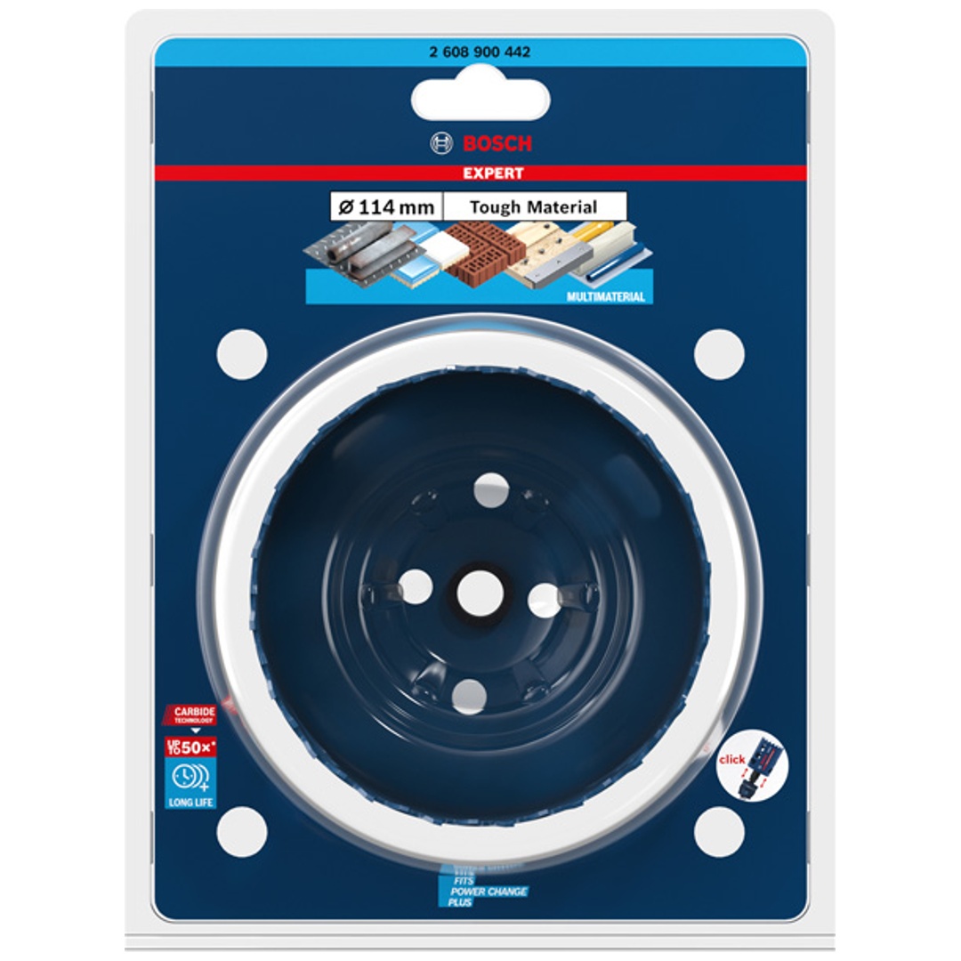 Bosch EXPERT Tough Material Lochsäge, 114 x 60 mm