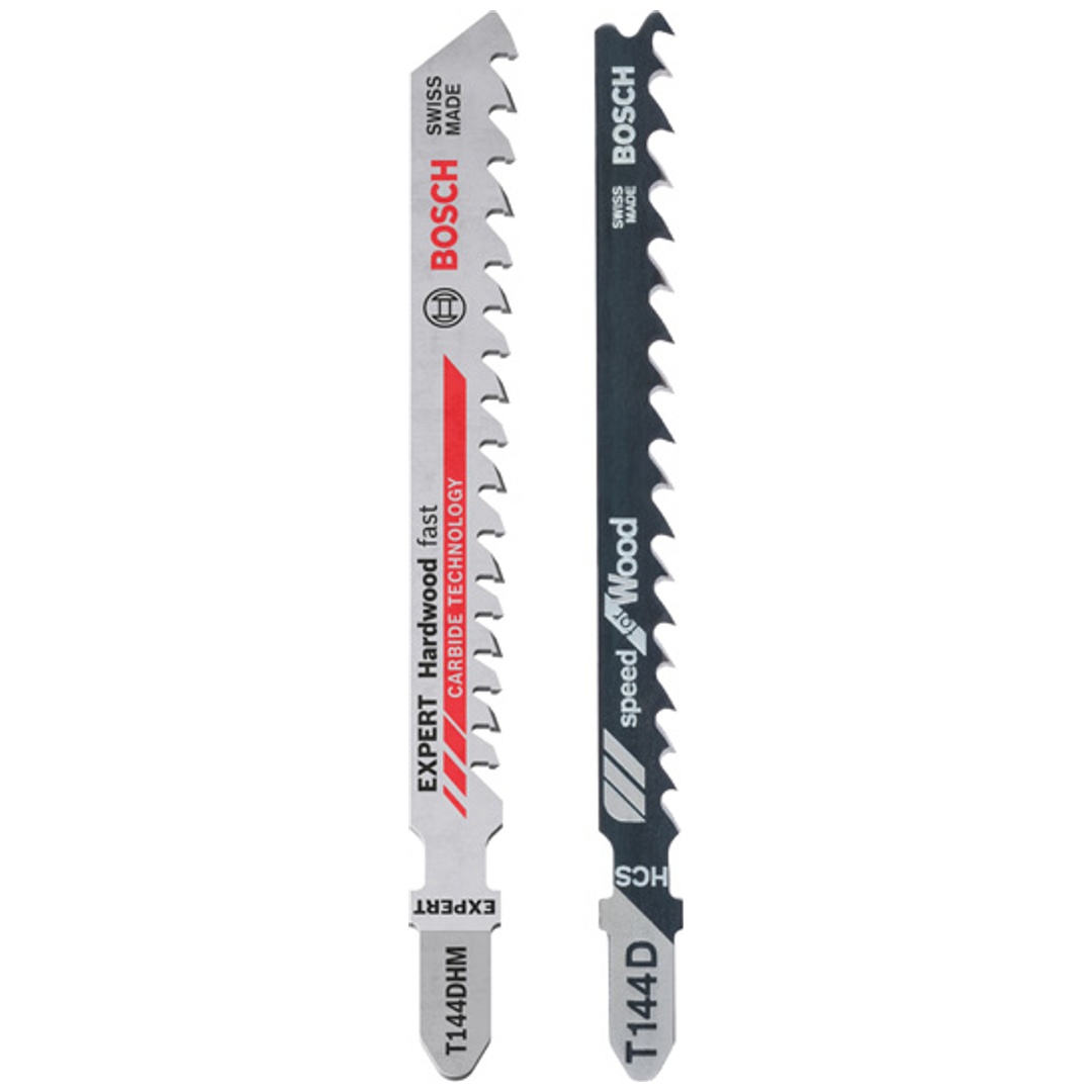 Bosch Stichsägeblatt-Set: T 144 D + 1 EXPERT Hardwood Fast T 144 DHM, 25-tlg.