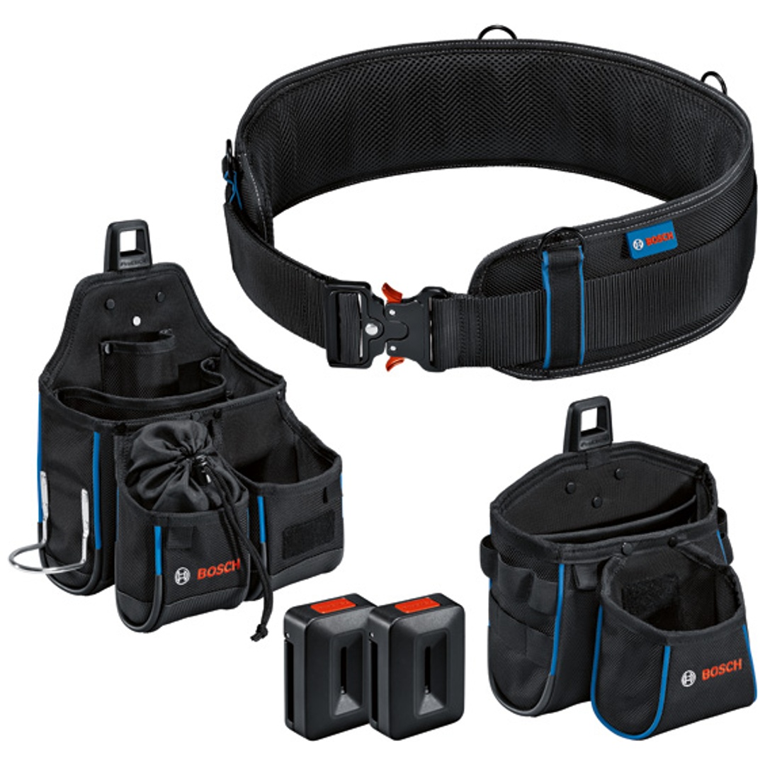 Bosch Combo Kit Werkzeug-Set: 1 x Gürtel 108, 1 x GWT 2, 1 x GWT 4, 2x ProClick Holder