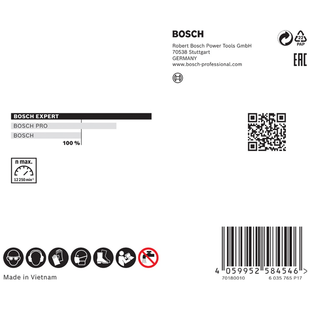 Bosch EXPERT Diamant-Rohrtrennscheibe X-LOCK, für kleine Winkelschleifer