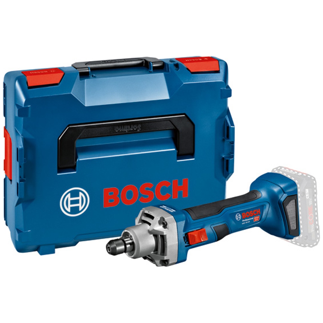 Bosch Professional Bosch Akku-Geradschleifer GGS 18V-20, mit 2x Einmaulschlüssel, in L-BOXX
