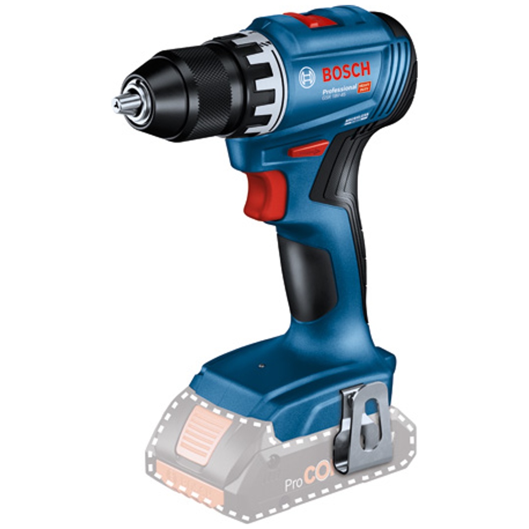 Bosch Professional Bosch Akku-Bohrschrauber GSR 18V-45, Solo Version, im Karton